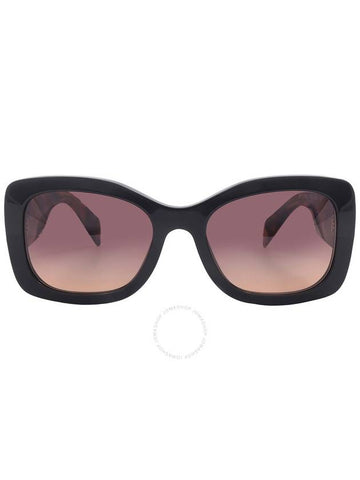 Prada Brown Gradient Butterfly Ladies Sunglasses PR A08S 12O50C 56 - PRADA - BALAAN 1