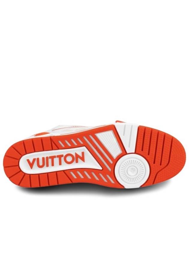 LV Velcro Trainer Orange - LOUIS VUITTON - BALAAN 4