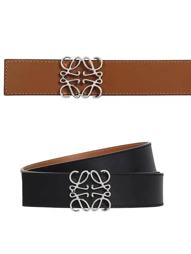 Anagram Buckle Reversible Belt Tan Black - LOEWE - BALAAN 5