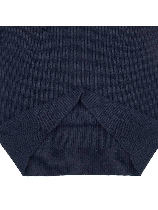 Donegal Classic Cashmere Wool Knit Top Navy - MAISON MARGIELA - BALAAN 9