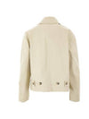 Blouson Cotton Zip Up Jacket Ecru - BOTTEGA VENETA - BALAAN 5