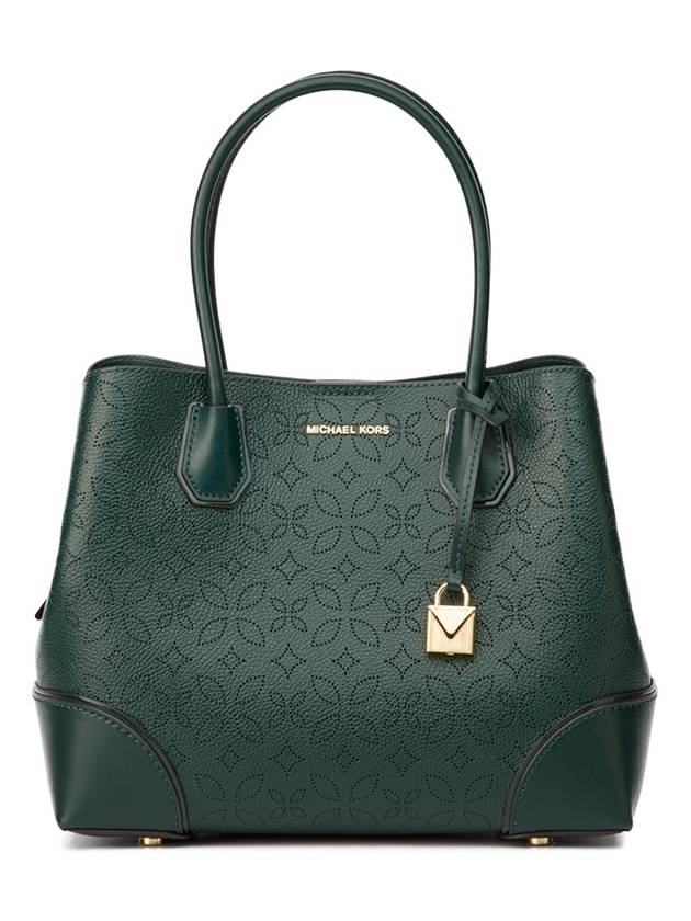 Mercer Gallery Medium Center Zip Tote Bag 30H8GZ5T6T RACING GREEN - MICHAEL KORS - BALAAN 1