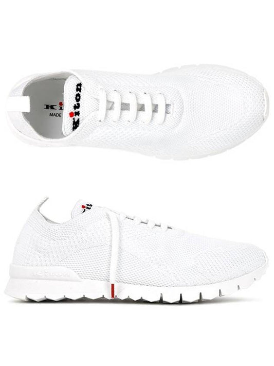 FIT Knit Low Top Sneakers White - KITON - BALAAN 2