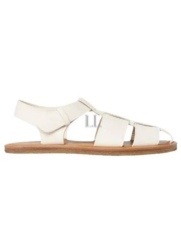 Fisherman Leather Sandal Milk - THE ROW - BALAAN 2