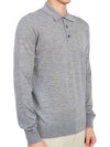 Men's Collar Knit Top Gray - JOHNSTONS OF ELGIN - BALAAN 4