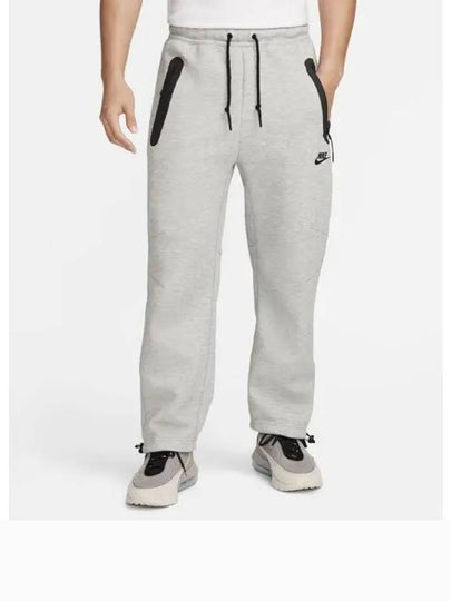 Tech Fleece Fleece Track Pants Dark Grey Heather Black - NIKE - BALAAN 2