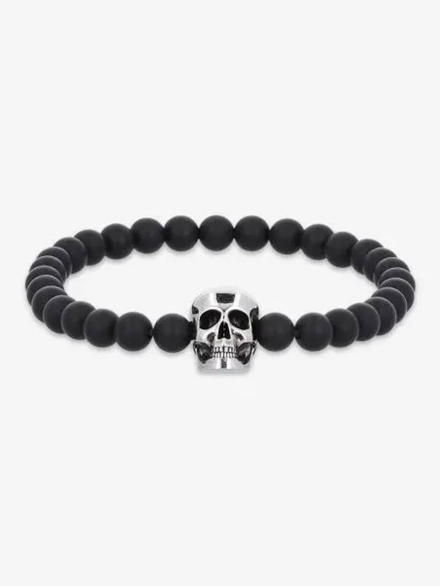 Skull Bracelet Black - ALEXANDER MCQUEEN - BALAAN 2