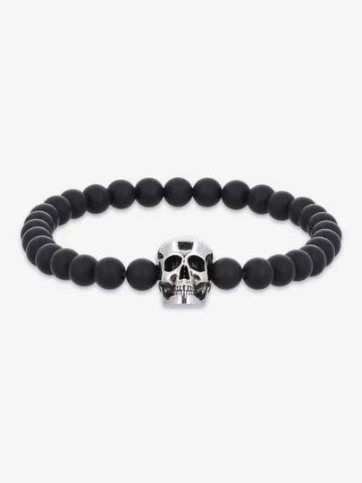 Skull Bracelet Black - ALEXANDER MCQUEEN - BALAAN 2