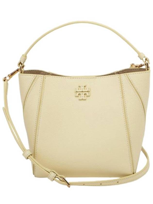 Mcgraw Logo Small Bucket Bag Lemon - TORY BURCH - BALAAN 2