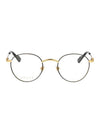 Eyewear Round Metal Glasses Gold - GUCCI - BALAAN 1