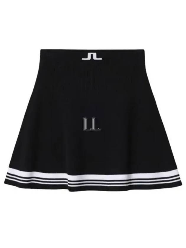 Women's Frida Striped Knit Skirt Black - J.LINDEBERG - BALAAN 2