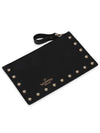 Rockstud Card Wallet Black - VALENTINO - BALAAN 4