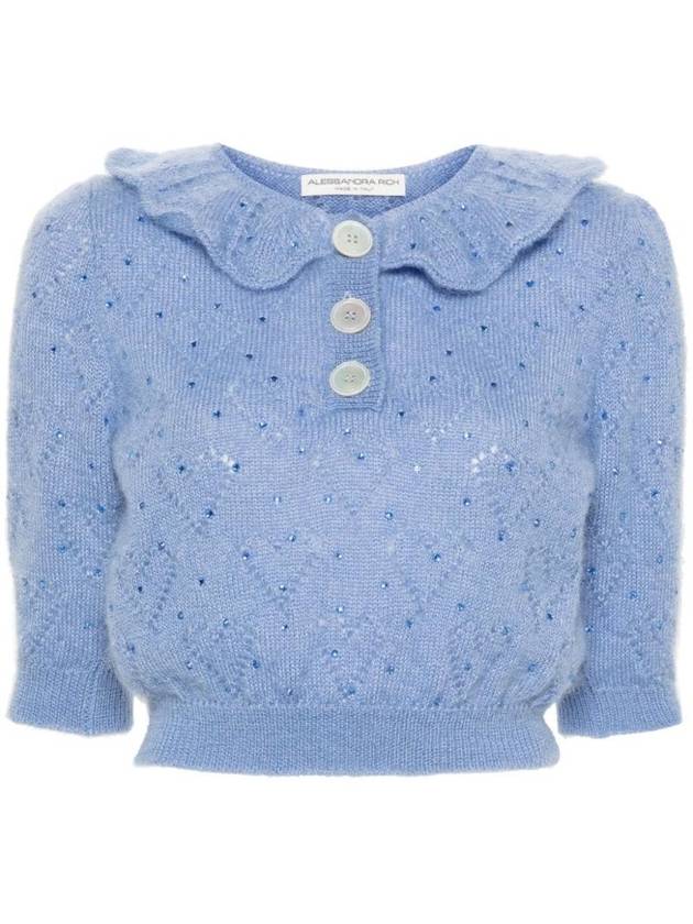 Sweater FABX3651 K42629117 AZURE - ALESSANDRA RICH - BALAAN 1