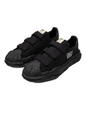 OG Sole Canvas Low Top Sneakers Black - MIHARA YASUHIRO - BALAAN 1