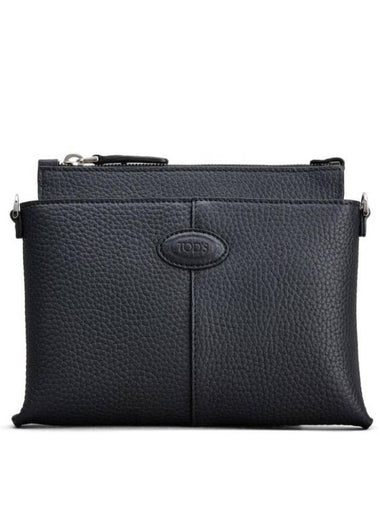 Di Small Leather Cross Bag Black - TOD'S - BALAAN 1