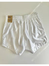 Satin Shorts FQ0699 100 White WOMENS S M Asian Fit - NIKE - BALAAN 5