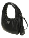 Soft Padded Nappa Leather Mini Bag Black - PRADA - BALAAN 3