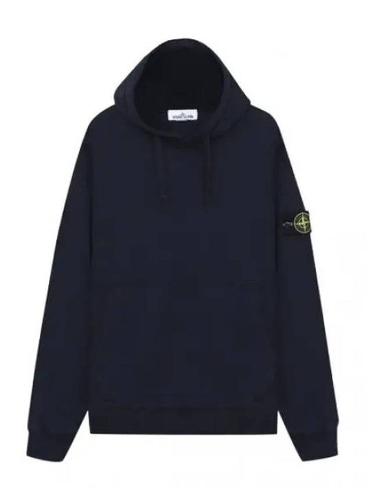 Garment dyeing thermal lining kangaroo pocket hoodie men - STONE ISLAND - BALAAN 1