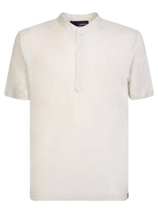 Men's Short Sleeve K-Shirt Beige - RVR LARDINI - BALAAN 1