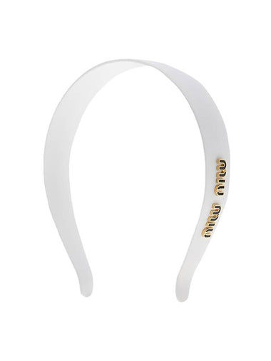 Plexiglas Headband White - MIU MIU - BALAAN 1