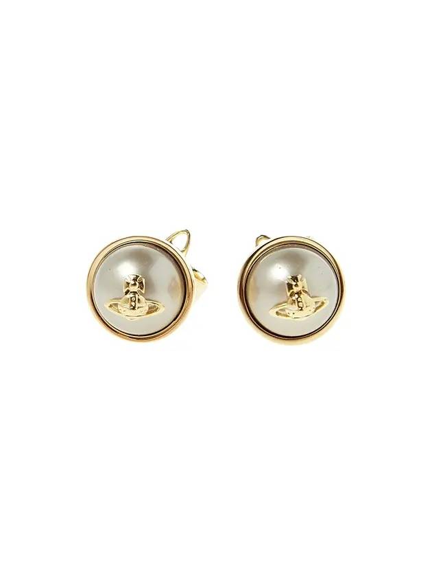 Olga Pearl Small Earrings Gold - VIVIENNE WESTWOOD - BALAAN 1