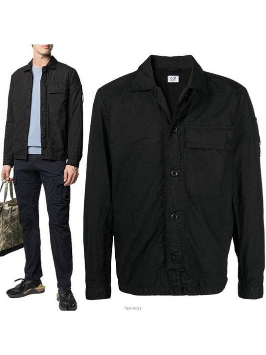 Pocket Lens Over Jacket Black - CP COMPANY - BALAAN 2