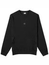 Cotton Fleece Mixed Pocket Sweatshirt Black - CP COMPANY - BALAAN 2