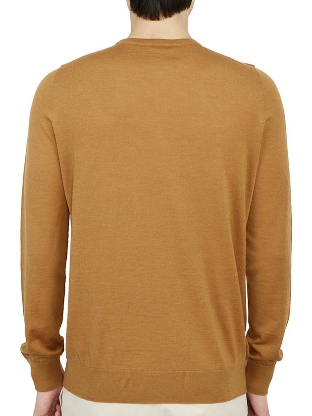 Men's Knit Top Brown - JOHNSTONS OF ELGIN - BALAAN 5