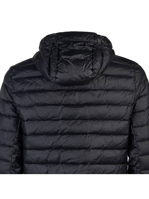 Loom Woven Chambers R-Nylon Down-TC Light Hoodie Down Jacket Black - STONE ISLAND - BALAAN 6