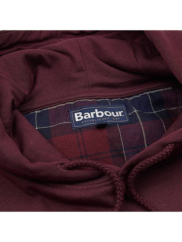 Grassington Hoodie Bordeaux - BARBOUR - BALAAN 7