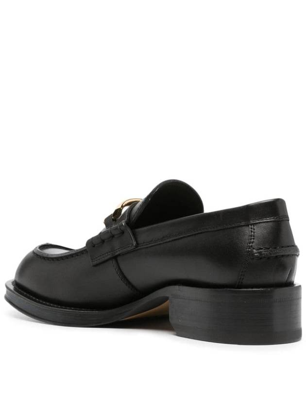 Loafer FWSHGL02CARBA23 10 Black - LANVIN - BALAAN 4