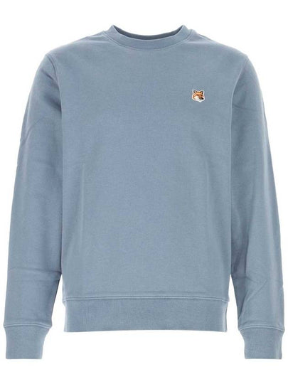 Fox Head Patch Regular Sweatshirt Blue - MAISON KITSUNE - BALAAN 2