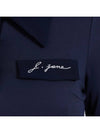 Golf Wear Big Collar Classic T-Shirt Navy - J JANE - BALAAN 5