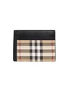 Vintage Check Money Clip Card Wallet Archive Beige - BURBERRY - BALAAN 2