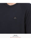 30/1 Sponge Fleece Short Sleeve Sweatshirt Navy - CP COMPANY - BALAAN 7