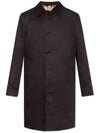 Cotton Inner Check Single Coat Black - BURBERRY - BALAAN 1