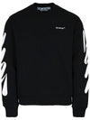 Wave Diag Sweatshirt Black - OFF WHITE - BALAAN 3