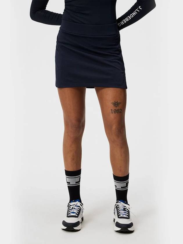 Amelie Golf A-Line Skirt Navy - J.LINDEBERG - BALAAN 3