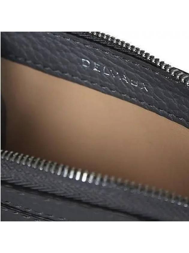 AB0612AQY0 Findi Taurillon gray leather zipper card wallet - DELVAUX - BALAAN 4