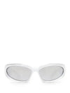 Eyewear Swift Acetate Oval Frame Sunglasses Silver - BALENCIAGA - BALAAN 2