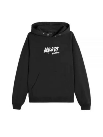 Tag Hoodie A0750006 Fade Black Hooded Sweatshirt - AXEL ARIGATO - BALAAN 1