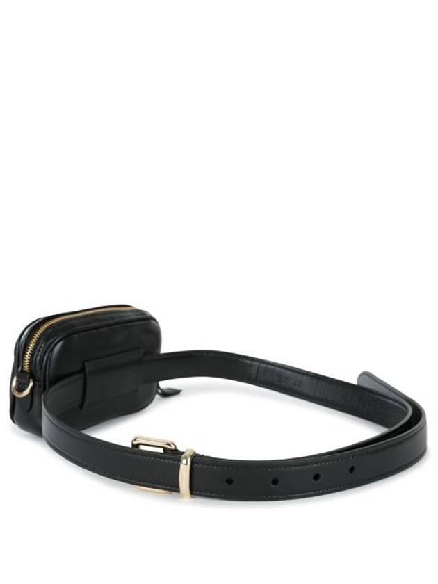 Matelasse Leather Belt Bag Black - MIU MIU - BALAAN 4