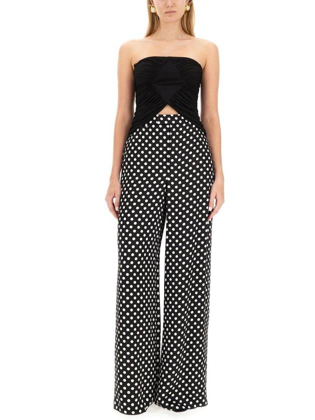 Satin Dot Trousers 744389Y6G761095 B0270441252 - SAINT LAURENT - BALAAN 3