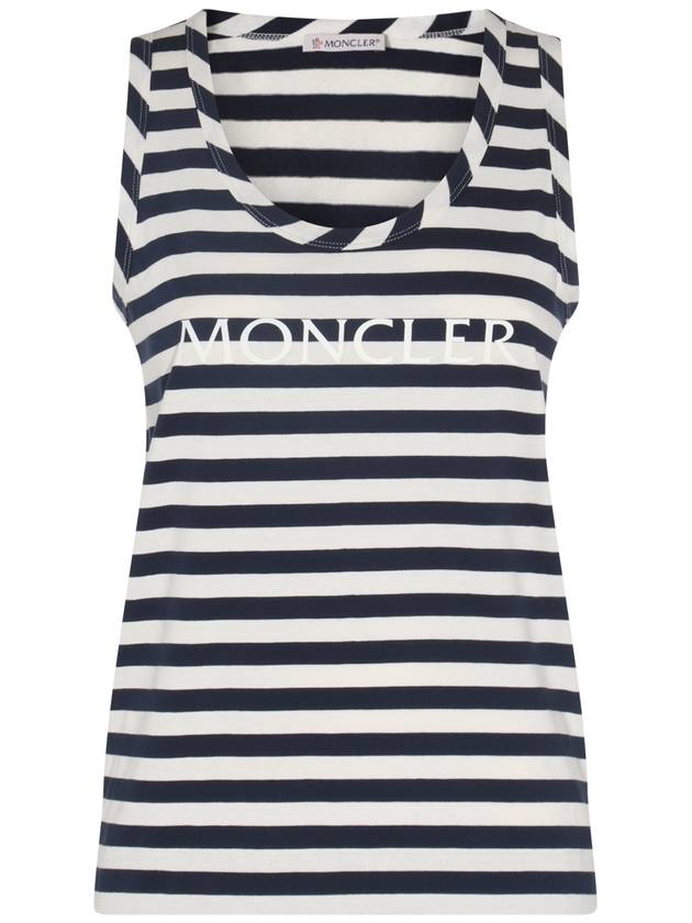 23 ss Navy Cotton Striped Top I10938P0000189A1NF07 B0480028757 - MONCLER - BALAAN 1