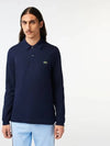 Men's Original Cotton Long Sleeve Polo Shirt Navy - LACOSTE - BALAAN 6