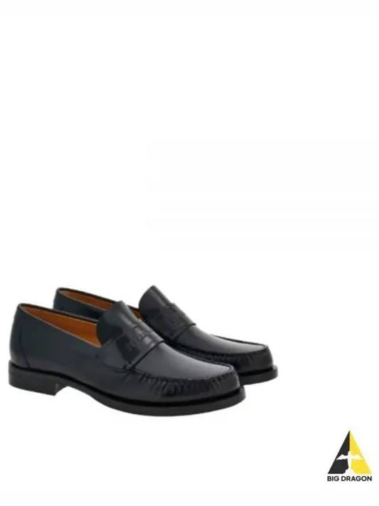 Signature Logo Loafers Black - SALVATORE FERRAGAMO - BALAAN 2