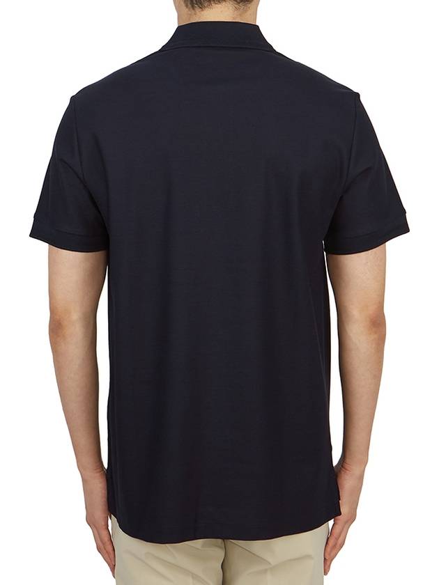 Eddie Polo Shirt Navy - BURBERRY - BALAAN 5