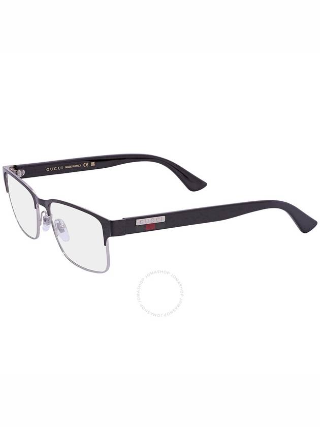 Eyewear Square Metal Eyeglasses Black - GUCCI - BALAAN 4