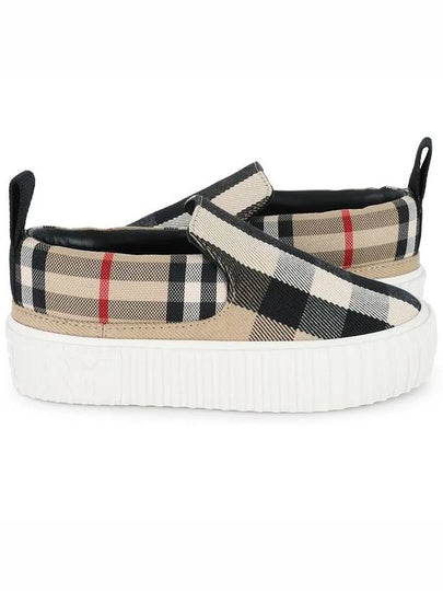 Kids Vintage Check Slip-On Beige - BURBERRY - BALAAN 2