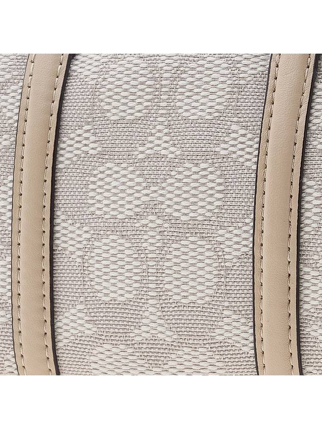 Ruby Satchel 25 Signature Textile Jacquard Cross Bag Beige - COACH - BALAAN 8